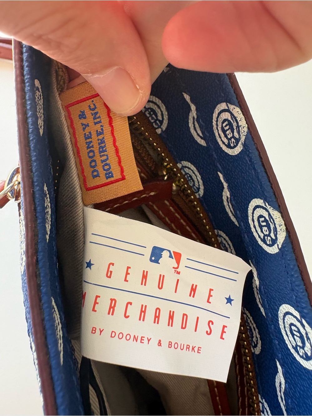 Sold! Dooney & Bourke Chicago Cubs Crossbody Bag - Picture 10 of 14
